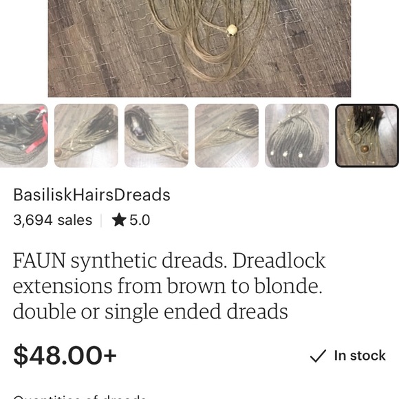 67 double ended dreads - Picture 5 of 5